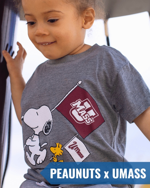 Shop the UMass Peanuts collection
